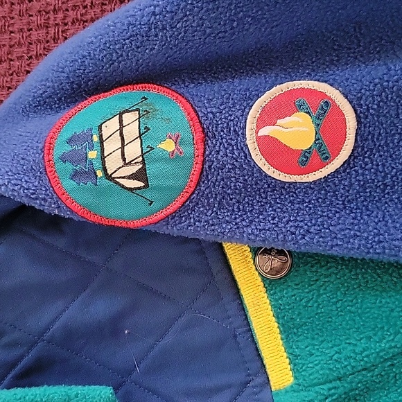 GYMBOREE FLEECE CAMPING THEME JACKET SUPER CUTE!!! - Picture 5 of 9